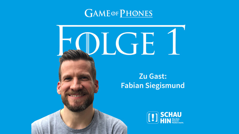 Grafik zu Folge 1 von Game of Phones mit Portrait von Fabian Siegismund