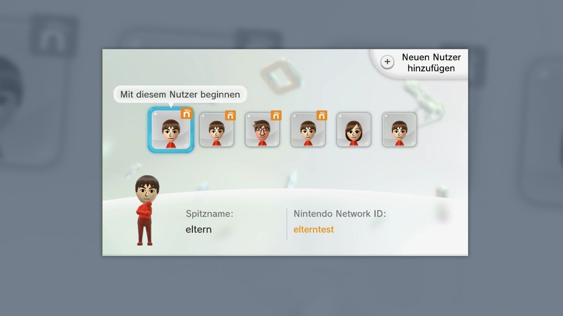 Screenshot WiiU Sicherheit