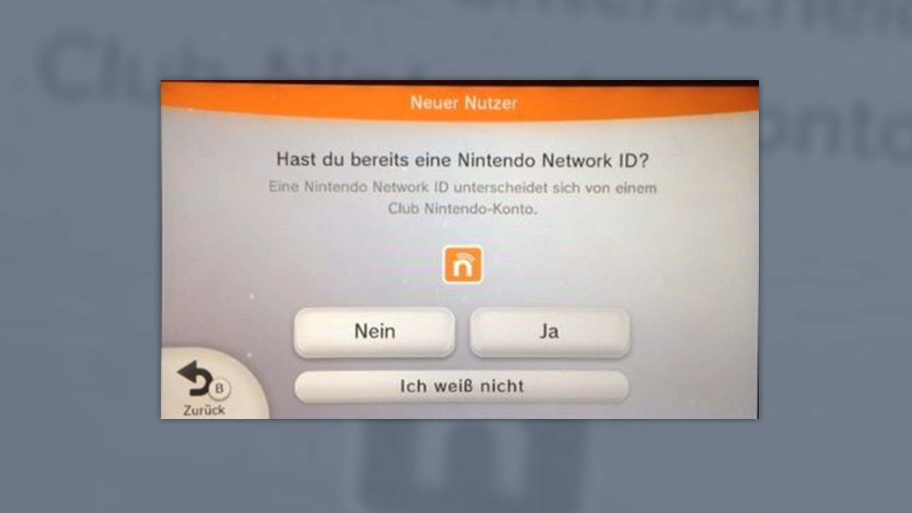 Screenshot WiiU Sicherheit