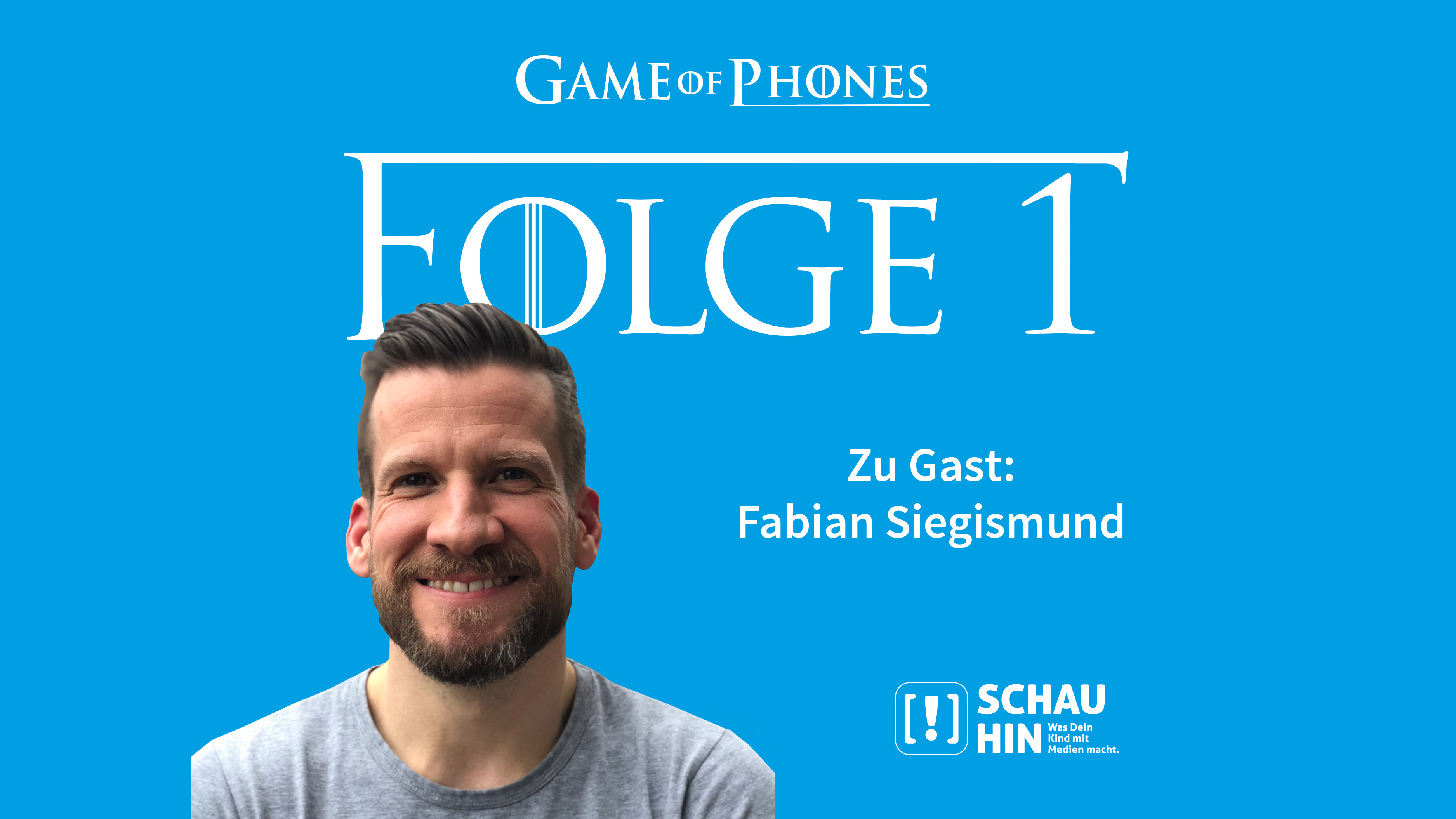 Grafik zu Folge 1 von Game of Phones mit Portrait von Fabian Siegismund
